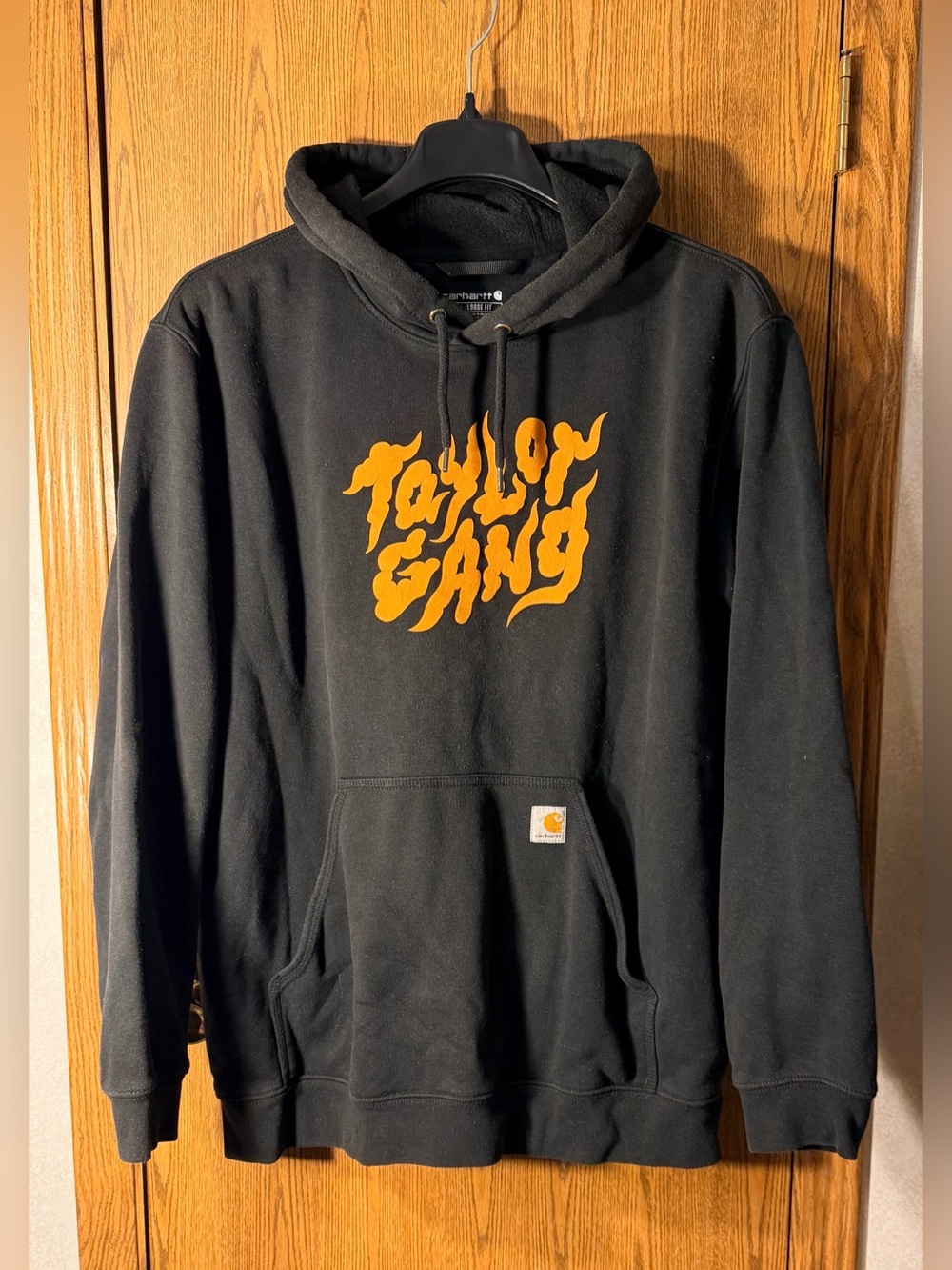 Carhartt Taylor Gang Puffy Graphic Black Hoodie